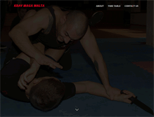 Tablet Screenshot of kravmaga-malta.com